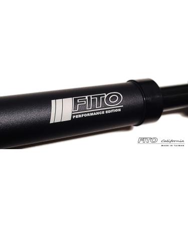 Fito Performance Edition 6061 Aluminum Alloy Suspension Seatpost 27.2 x 350mm - BLACK - Made in Taiwan - Buy Online on SooperMarket.com