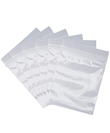 100 PCS Small Ziplock Bags 2" x 2.76" Resealable Zipper Poly Bags Small Plastic Bags Mini Ziplock Bags Clear Zip lock Bags for Jewelry Screws Storage 100 Count (Pack of 1)