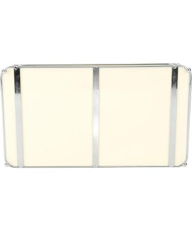 Syrisora Iron-Mouth Toothbrush Holder - Stylish Silver & White Acrylic Storage for Toothbrush & Toothpaste - Effective Bathroom Organization - Buy Online on SooperMarket.com