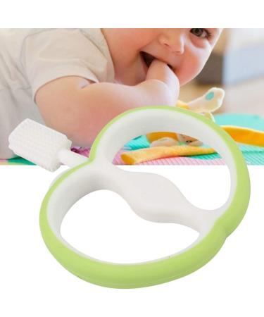 Baby Toothbrush Silicone Oral Care Fruit Shape Teeth Cleaner Toothbrush Children Kid for Baby Infants(green) - Buy Online on SooperMarket.com