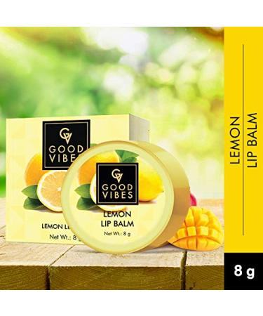 Good Vibes Lip Balm - Lemon 8g | Hydrating & Nourishing | International Shipping - Buy Online on SooperMarket.com