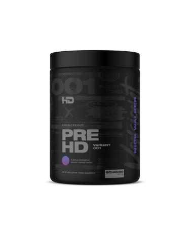 HD MUSCLE PreHD Variant 001 Pre-Workout Powder | Nick Walker Signature Series | High Stim All In One PreWorkout | L-Citrulline Creapure Creatine Beta Alanine Caffeine | 60 Servings (Purple Popsicle) Purple Popsicle 60 Servings