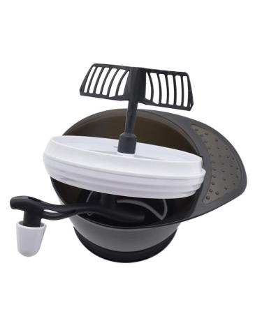 Osaladi Hair Dye Bowl Set - Lacquer Paint Shell & Stirring Bowl for Salon Hairdressers | International Shipping - Buy Online on SooperMarket.com
