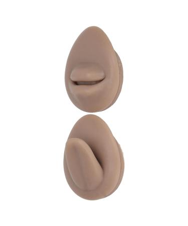 Soft Silicone Mouth Tongue Model for Beauty Salon - Simulated Human Lip Tongue Set for Piercing Practice & Display | Reusable Easy Clean Tools (Type C - Buy Online on SooperMarket.com