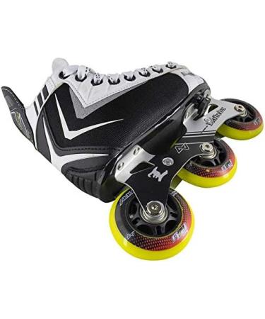 Alkali Hockey Lite Youth Adjustable Inline Roller Hockey Skate - Black - Small (11-1) - Buy Online on SooperMarket.com