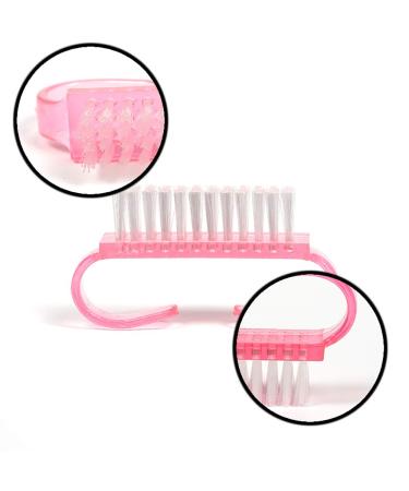 RETON 24 Pcs Handle Grip Nail Brush - Fingernail Scrub Cleaning Brushes for Toes and Nails - Pedicure Manicure Brush for Women Men Girls - Multicolor - Buy Online on SooperMarket.com