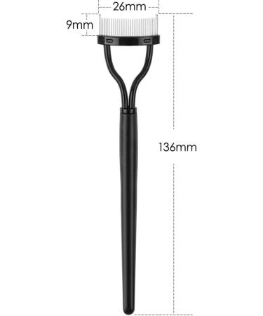 KINGMAS Eyelash Comb Separator Curler & Mascara Applicator with Cover - Perfect for Lash Definition & Separation - Buy Online on SooperMarket.com