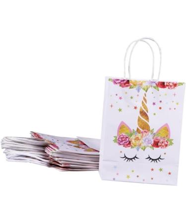 HOMSFOU 20 Pcs Paper Gift Bag Unicorn Gift Bag Unicorn Candy Bag Paper Candy Bag Unicorn Paper Bag Tote Bag Customized - Buy Online on SooperMarket.com