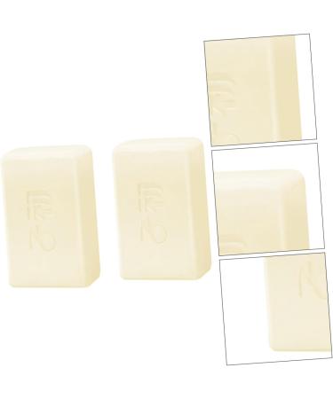 TOYANDONA Baby Soap 4 Pcs Laundry Soap Laundry Washing Soap Dry Laundry Bar Laundry Solid Soap Wash Clothes Soap Bar Washing Soap Bar Infant Soap Plastic Stain Remover Baby Clean Beigex2pcs 10X5cmx2pcs - Buy Online on SooperMarket.com