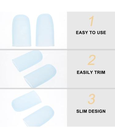 8 Pairs of Silicone Toe Spreaders for Calluses and Corns - Breathable and Stretchy Toe Sleeves for Pain Relief - 5.6x2cm - Buy Online on SooperMarket.com