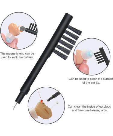 Hearing Aid Maintenance Kit - 7 Piece Cleaning Tools & Earphone Cleaner Kit with Vent Cleaner, Steel Pick, Screw Driver, Brush & Carrying Case - Buy Online on SooperMarket.com