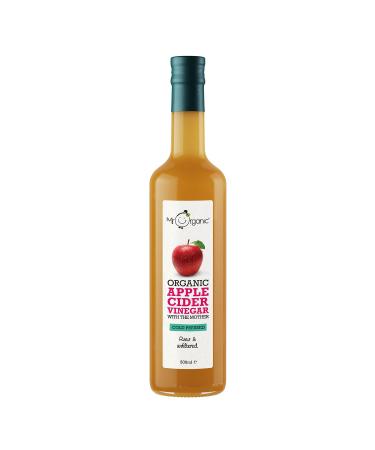 Mr Organic - Organic Apple Cider Vinegar 500 ml (Pack of 6) - Non GMO & Preservative Free - Gluten Free & Vegan - Multipack - Made With Organic Apple Cider