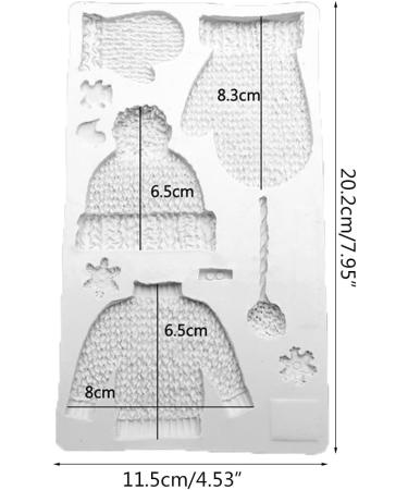 Fondant Making Mould Silicone Material Mold Making Candy Soap Fondant Chocolate and Clay Gifts for Baking Lover Silicone Fondant Molds Small for Cake Decorating - Buy Online on SooperMarket.com