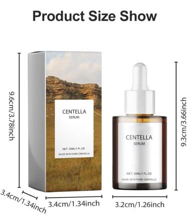 Centella Asiatica Face Serum Centella Serum for Face Recovery Face Serum for Acne Pore Skin Sensitive Oily Dry Skin Soothing Hydrating Serum for Women 30ml - Buy Online on SooperMarket.com