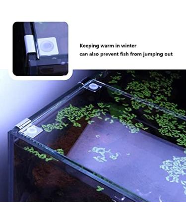 LEILIN 4Pcs Stainless Steel Tank Glass Cover Clips - Prevent Fish Jumping, Keep Warm in Winter - 5mm - Buy Online on SooperMarket.com