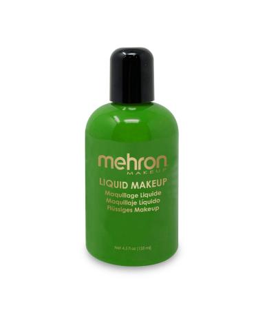 Mehron Makeup Liquid Face and Body Paint (4.5 oz) (GREEN)