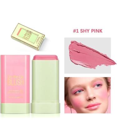 Lovelycat On-the-Go Makeup Blush Stick Tinted Moisture Stick Shadow Lips Cheek Blusher Creamy Makeup Long Lasting Natural Nude Makeup for All Skin (pink) - Buy Online on SooperMarket.com