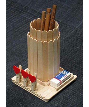 Perfectware 4.5'' Craft Sticks 1000ct - Premium Quality Wooden Sticks for Crafting - Pack of 1000 - Buy Online on SooperMarket.com