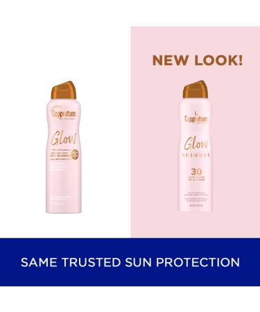 Coppertone Glow with Shimmer Sunscreen Spray SPF 30 - Water Resistant Broad Spectrum 5 oz - Buy Online on SooperMarket.com