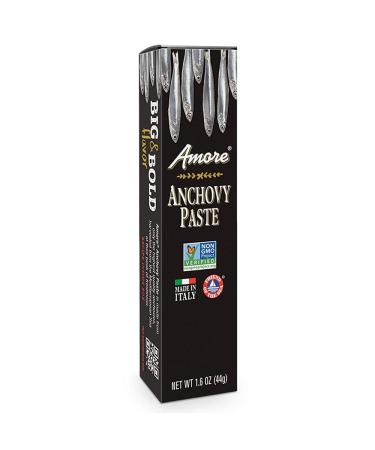 Amore Anchovy Paste - 1.6 oz (Pack of 12) | Rich Flavor for Cooking & Recipes - Buy Online on SooperMarket.com