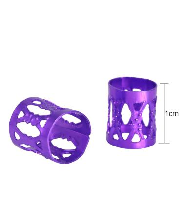100 Pieces Hair Dreadlocks & Pearls - Colorful Adjustable Hair Braid Cuffs & Accessories in 7 Colors - Buy Online on SooperMarket.com