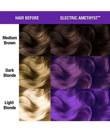 Manic Panic Electric Amethyst Hair Dye - Medium Violet Purple - Vegan & Ammonia-Free - 4 fl oz - Buy Online on SooperMarket.com