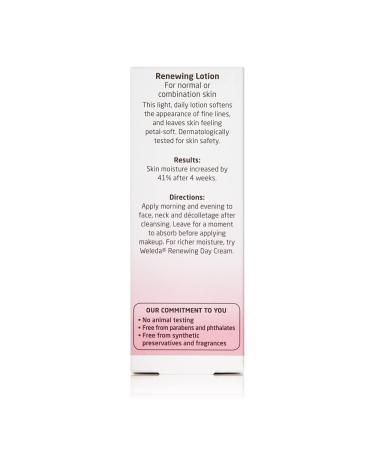 Weleda Renewing Face Lotion 1 Fluid Ounce - Plant Rich Moisturizer with Wild Rose, Jojoba, & Peach Kernel Oils - Buy Online on SooperMarket.com