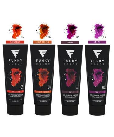 Funky Color Lemon 15 - Semi-Permanent Hair Dye | Vibrant Colors (28 Shades) for Bold Hair Transformations - Buy Online on SooperMarket.com