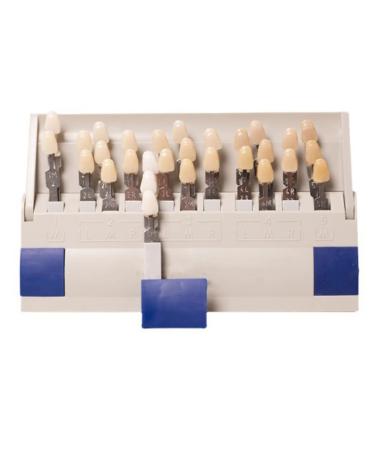 Teeth Shade Guide 29 Colors Teeth Whitening Shade Chart Teeth Whitening Shade Guide Comparison of removable tooth bleaching white chart chart