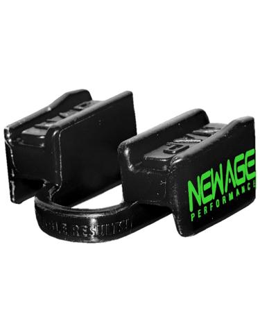 New Age Performance 6DS Sports and Fitness Mouth Piece - Jaw Stabilizer and Performance Enhancer for Weight Lifting and Non-Contact Sports, Black