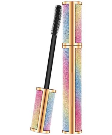 Mascara Black Silk Fiber Eyelashes Thick Extension Mascara 4D Long Waterproof Eyelash Brush Makeup Tool Cosmetics for Eye 8G Mascara - Buy Online on SooperMarket.com