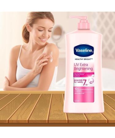 Vaseline Healthy Bright UV Extra Brightening Gluta Glow Body Lotion 500ml - Buy Online on SooperMarket.com