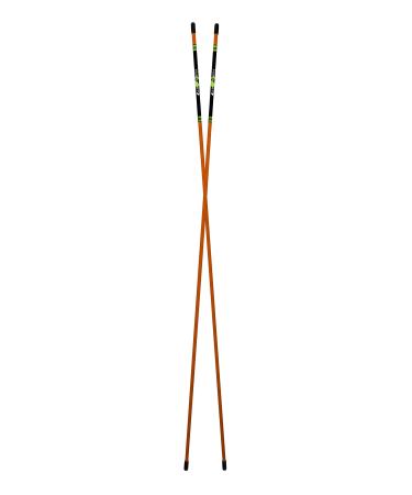 A Swing Alignment Rods 2-Pack by David Leadbetter (MoRodz) Orange