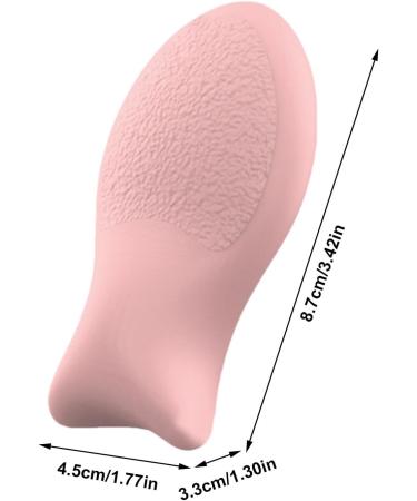 Teksome Powder Puff for Face Powder | Reusable Cosmetic Puff for Face | Fish Shaped Cosmetic Puff Beauty Makeup Tools for Pressed Powder Liquid Foundation Small fish puff (pink) - Buy Online on SooperMarket.com