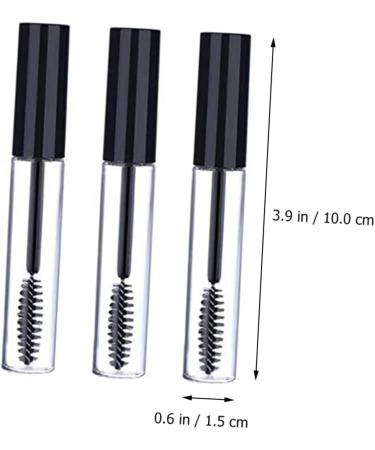 6pcs Eyelash Solution Bottle Mini Containers Mini Mascara Bottle Refillable Bottles Liquid Bottle - Buy Online on SooperMarket.com