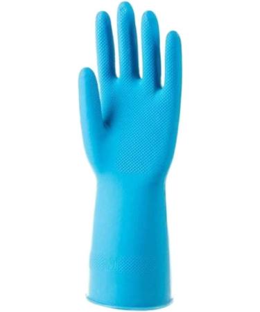 Dishwashing Gloves Household Cleaning Non-Slip Durable Kitchen Washing Bowl Household Laundry Waterproof Latex Rubber Gloves huangse63g Small - Buy Online on SooperMarket.com