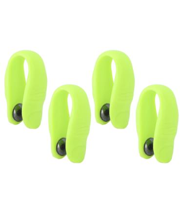 Hand Pressure Point Clip 4 Pack Acupressure Clip for Portable Relaxation Stress Relief with Magnet for Calming (Green)
