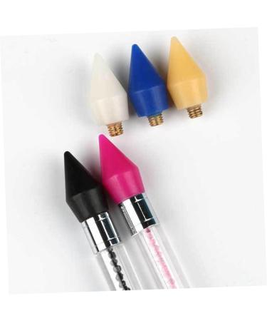 POPETPOP 5pcs Tools Diamond Art Pen Tip Dotting Tool Refills Gem Picker Tool Diamond Art Pen Refill Diamond Art Supplies Diamond Art Accessories Rhinestone Wax Metal 2.85X1.50X1.50CM Rosy - Buy Online on SooperMarket.com