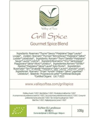 Barbeque Grill Spice Gourmet Quality - Grilling Spices Seasoning for BBQ - 100g - Buy Online on SooperMarket.com