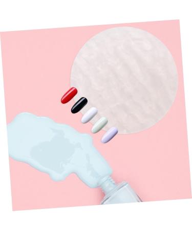 2pcs Resin Nail Display Palette - Manicure Mixing Tray for Nail Art | Colorful Nail Salon Props - Buy Online on SooperMarket.com