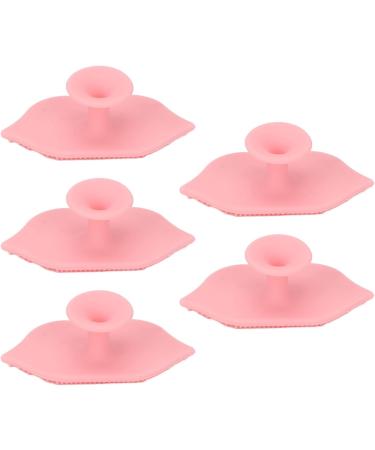 Silicone Exfoliating Lip Brush Set for Smoother, Fuller Lips - 5 PCS - Buy Online on SooperMarket.com