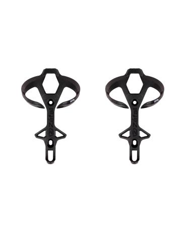 ZEFAL Pack Pulse L2 Two carbon bottle holders for racing bikes - Extra light drinking bottle holder for bicycles only 18g Set of 2