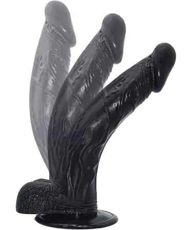 MV02-8 Inches Realistic Classic Hands-Free Suction Cup Penile with Suction Cup Suitable in Indoor for Women (Black) - Buy Online on SooperMarket.com