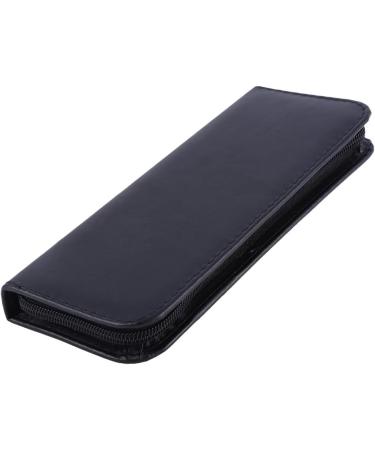 Professional Pu Leather Zipper 2 Scissors Pouch Box Hairdressing Scissors Tool Bag Thinning Shears Kit Premium Shears for Hair Cutting - Buy Online on SooperMarket.com