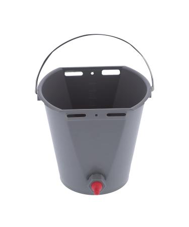 Pilipane Durable 8L Plastic Feeder Bucket for Livestock with Nipples Essential Milk Feeding Equipment(For sheep)