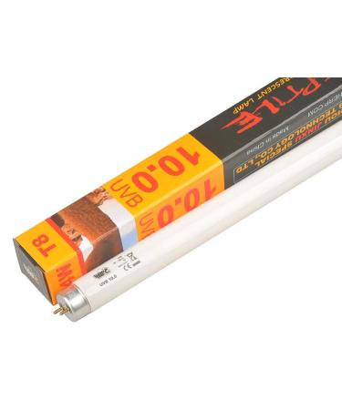 Lucky Herp 10.0 Fluorescent Desert Terrarium Tube Lamp UV Bulb 14 Watt T8