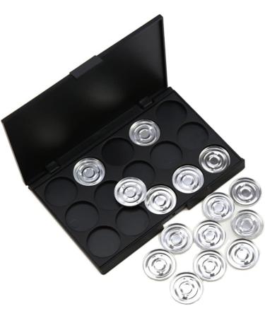 Healvian 2pcs 15 Empty Cosmetic Case Empty Eyeshadow Case Empty Makeup Travel Makeup Case Eyeshadow Palette 1 count (Pack of 1) Silverx2pcs - Buy Online on SooperMarket.com