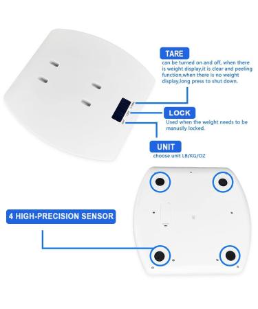 Raincol Baby Scale  Pet Scale  Multi-Function Toddler Scale  Digital Baby Scale  Blue Backlight  Weight and Height Track. - Buy Online on SooperMarket.com