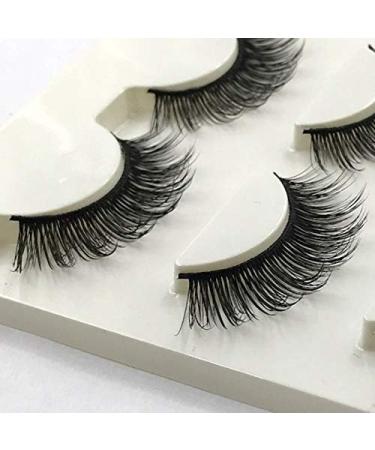 Desikixudy 3D-16 False Eyelashes Handmade 3D Eyelashes Soft And Comfortable Natural And Long Slim - Buy Online on SooperMarket.com