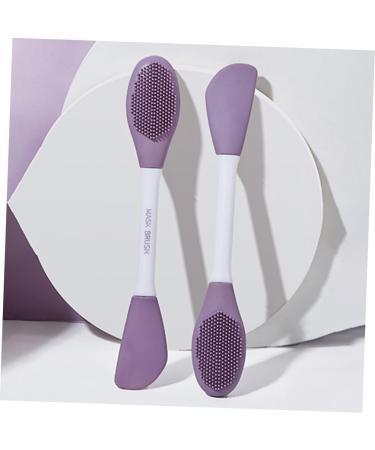 Mikinona Facial Applicator Silicone Cleansing Brush Brush Cleaning Scrubber Applicator Tool Mud Brush Wash Brush Dual Sided Applicator Clay Applicator Plastic Cleaner - Buy Online on SooperMarket.com